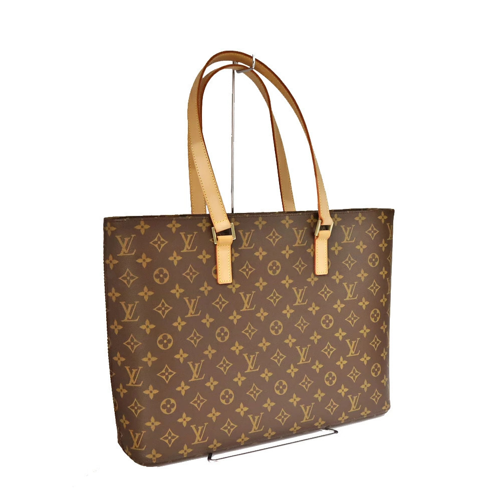 LOUIS VUITTON Luco Shoulder Bag Monogram Canvas Brown